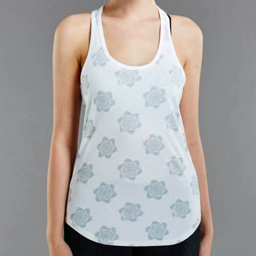 Nike Sportswear Floral Tank White / Grey Mist / Pure Platinum for Women